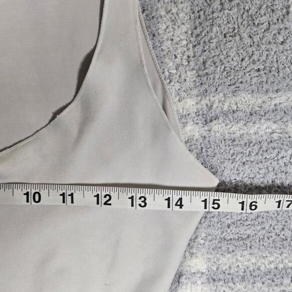 SPANX Light Gray White Body Contouring Tank Top - Picture 4 of 6